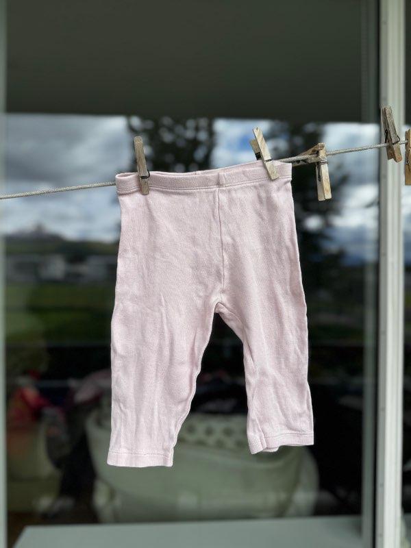 Leggings ljósbleikar st.74/80