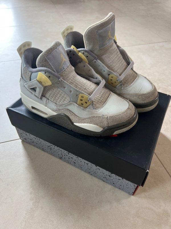 AIR Jordan 4 RETRO SE (GS) Ljós gráir með kassa
