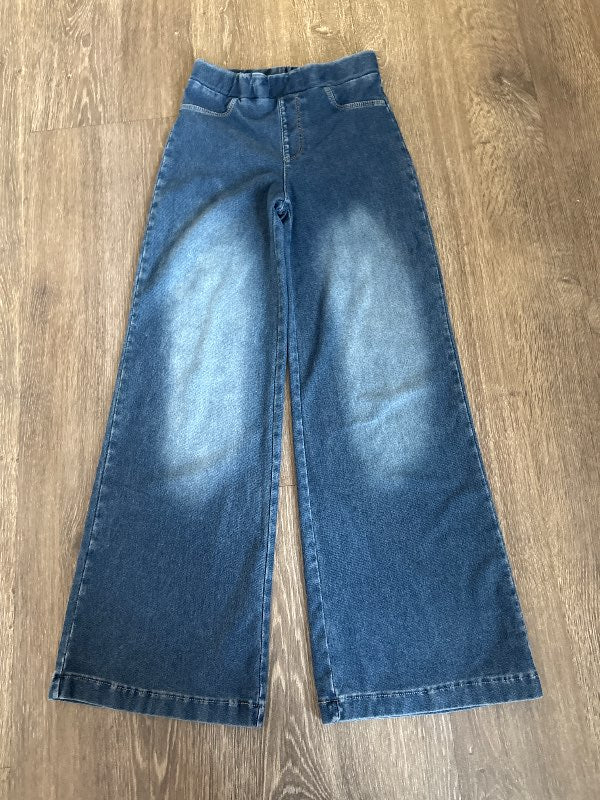 Bláar H&M gallabuxur