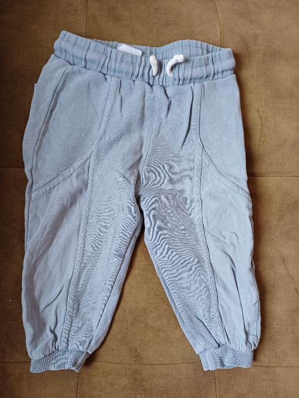 Bláar joggingbuxur