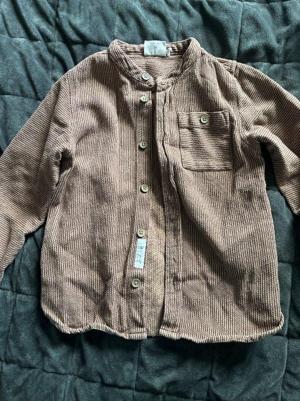 Brown striped shirt