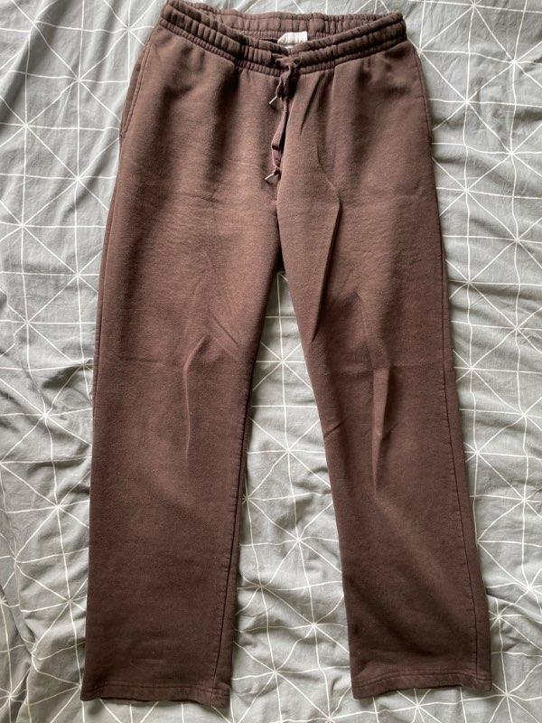 Brúnat gina jogging buxur