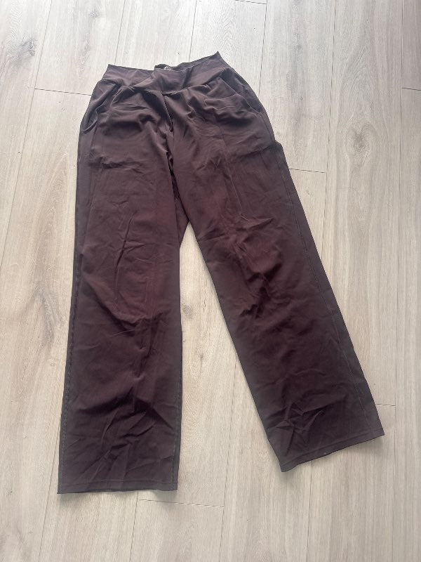 DFL brúnar Straight pant