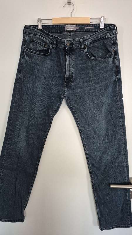 Dressmann gallabuxur regular fit, bláar