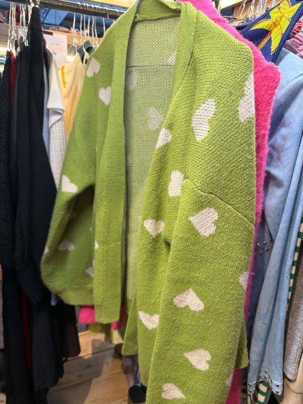 Græn cardigan