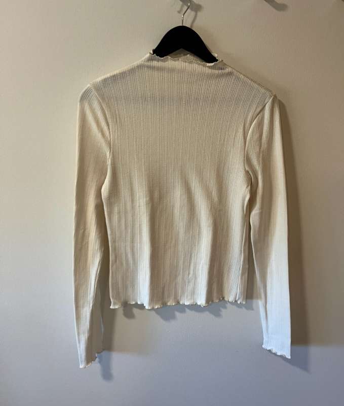 H&M Hvít blússa
