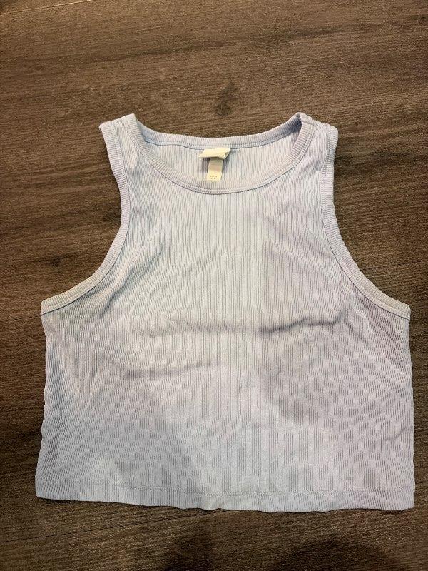 H&M blár toppur