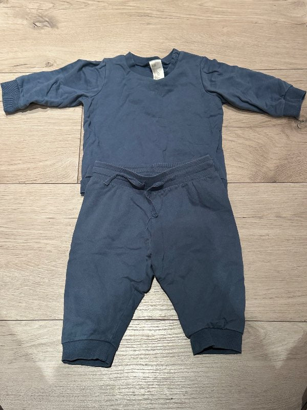 H&M blátt sett