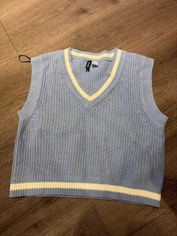 H&M blátt vesti
