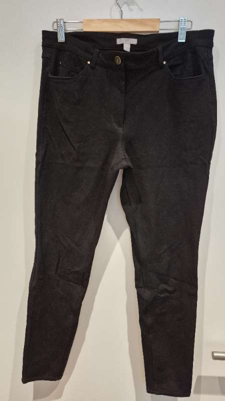 H&M gallabuxur, svartar