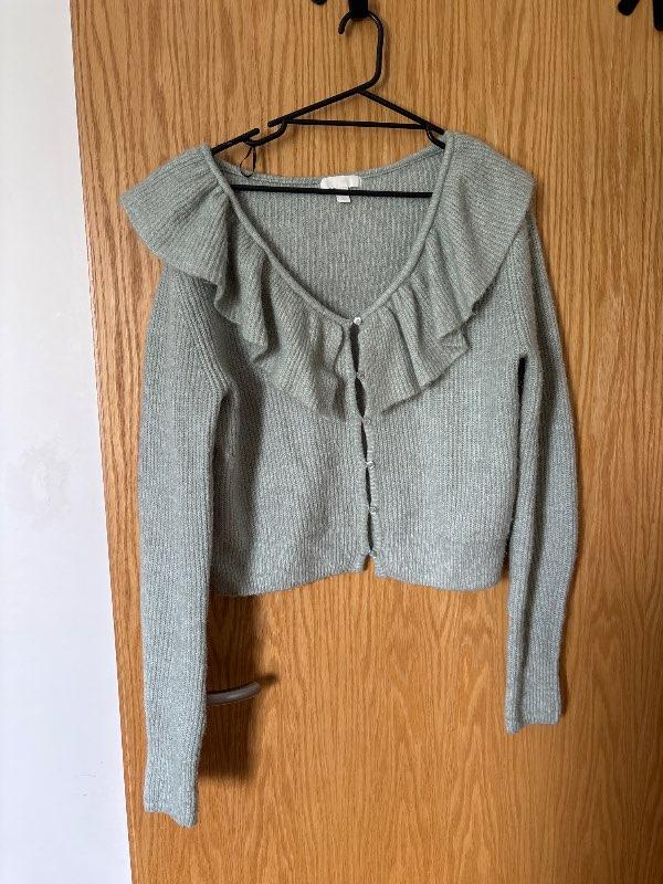 H&M græn með blúndu