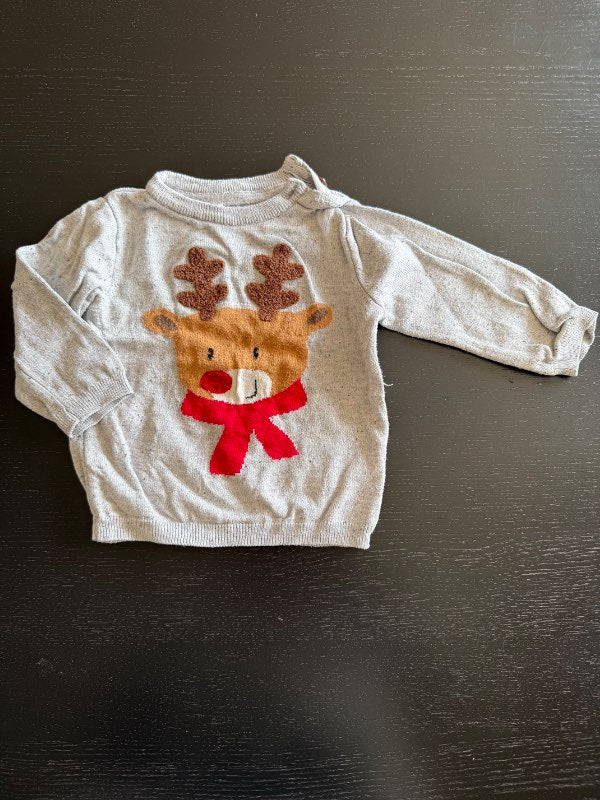H&M jólapeysa grá