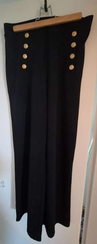 H&M svartar sailor buxur