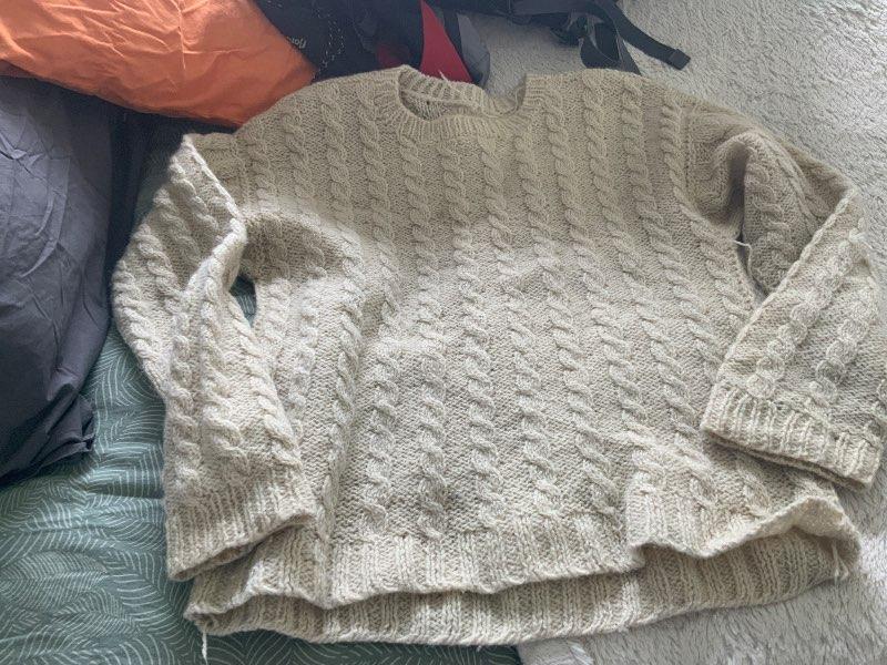 Handmade wool sweater