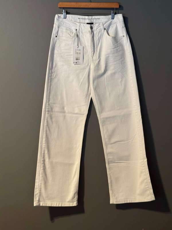High waist, wide leg gallabuxur (ónotaðar)