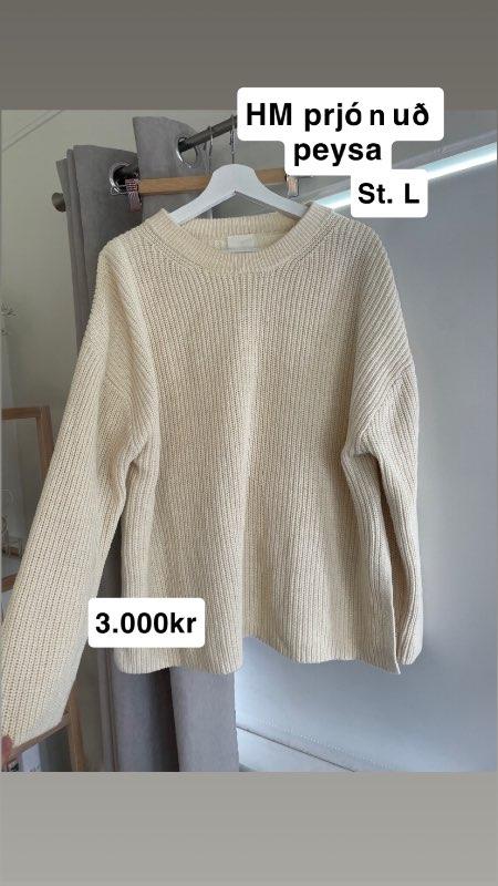 Hm prjónuð peysa