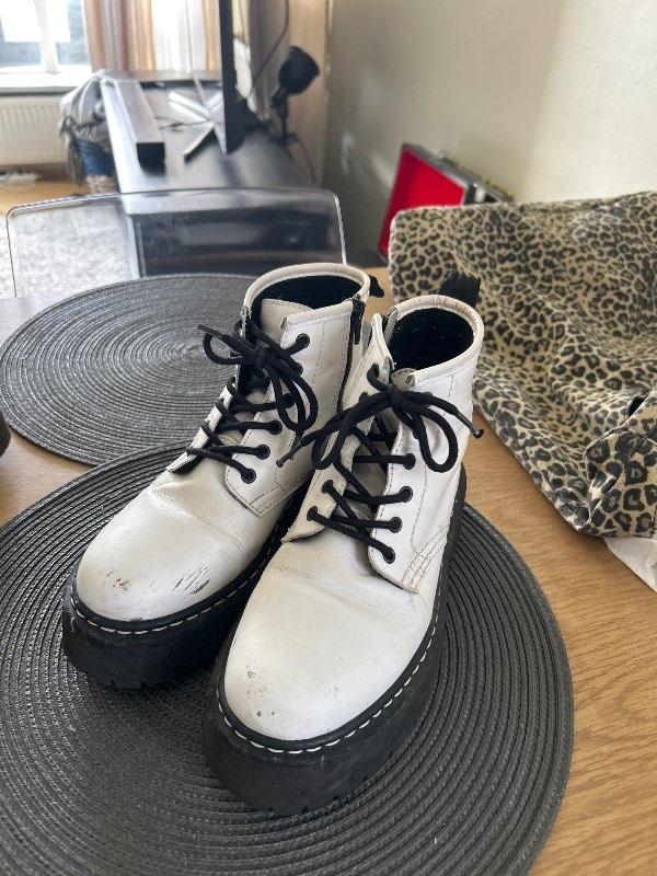 Hvítir sixmix boots