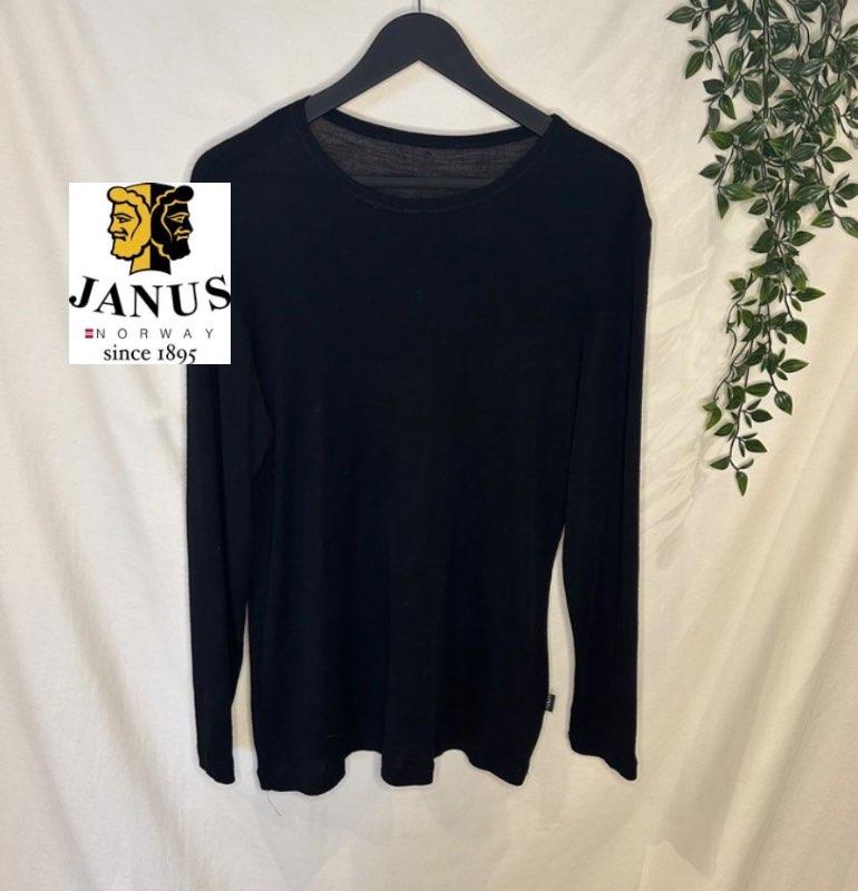 Janus svört merinoull