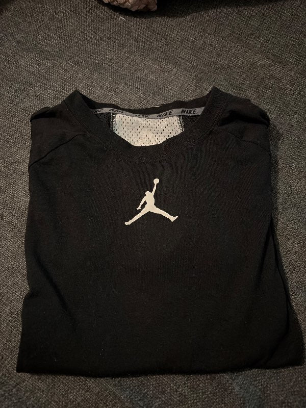 Jordan air bolursvartur og hvítur