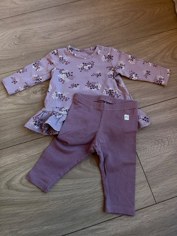 Lindex kjóll og buxur fjólublátt