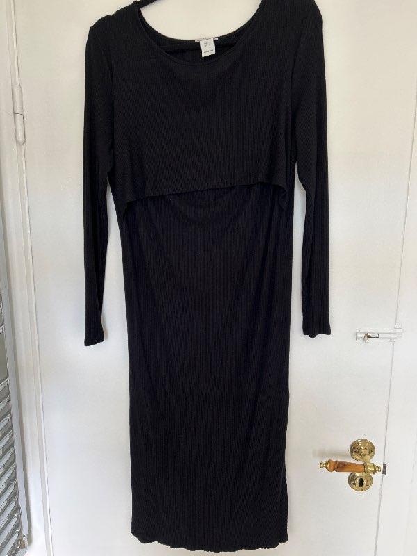 Lindex meðgöngukjóll svartur
