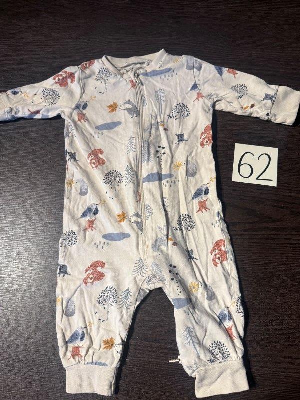 Lindex náttgalli ljós með skógardýrum