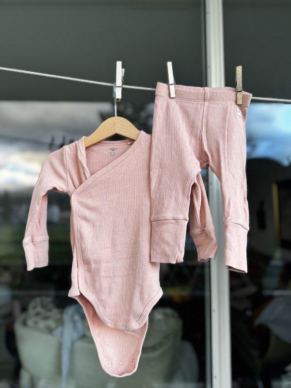 Lindex sett bleikt st.68