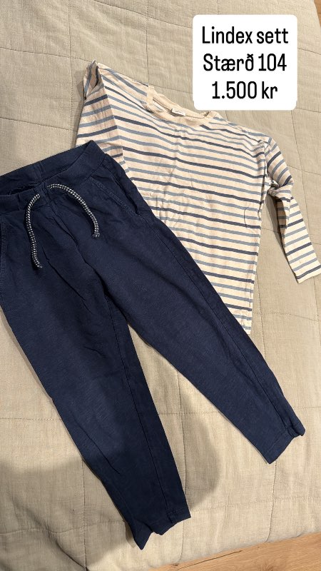 Lindex sett stærð 104