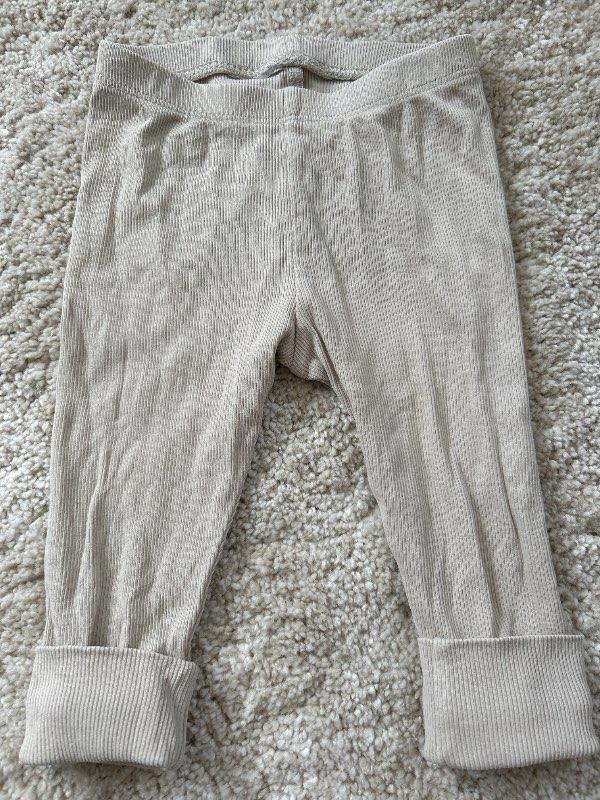 Ljósar H&M ribbed buxur
