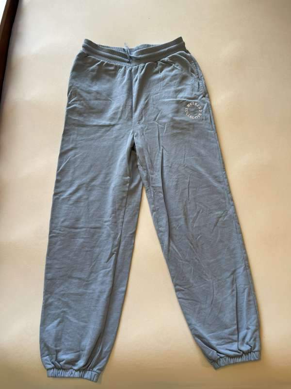 Ljósbláar joggingbuxur
