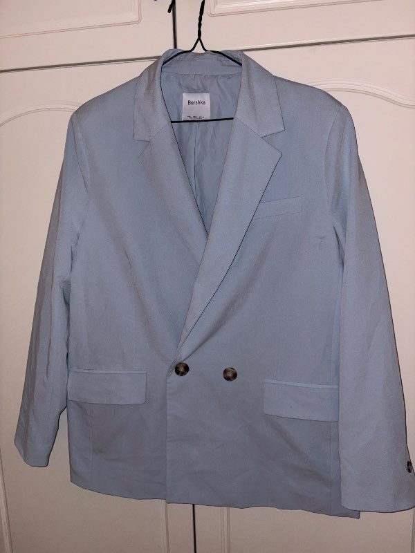 Ljósblár blazer