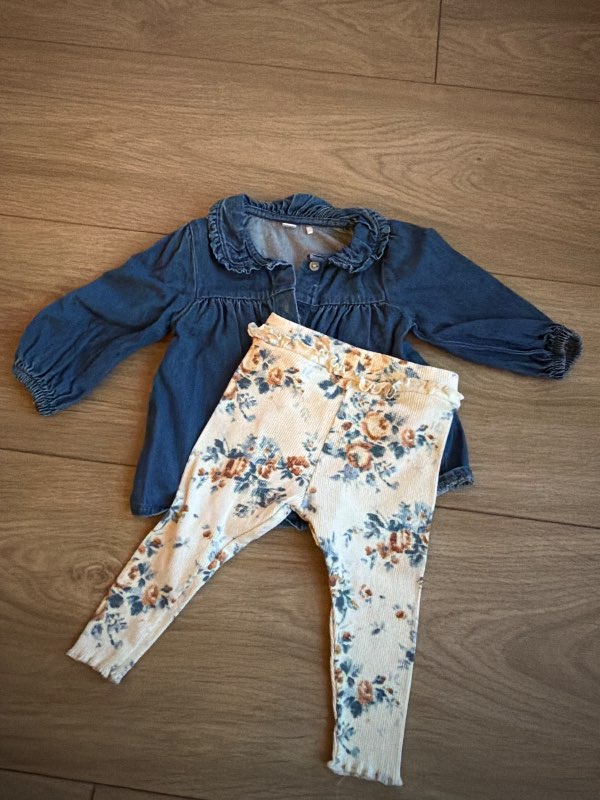 M&S sett gallakjóll og buxur