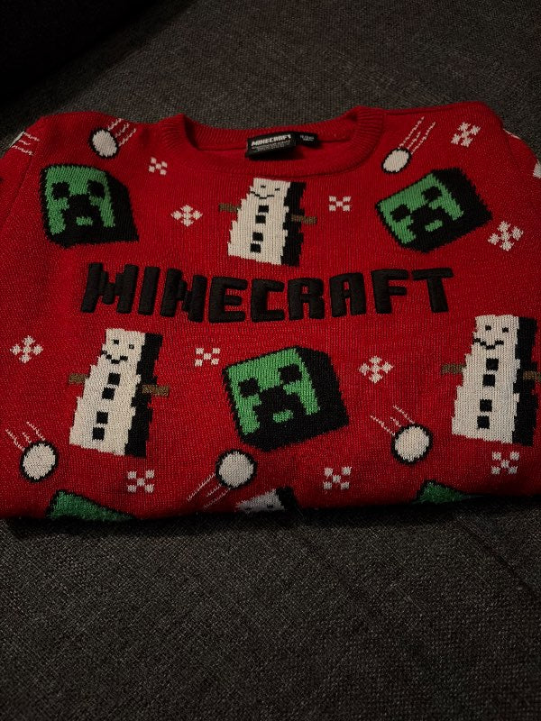 Minecraft jólapeysa