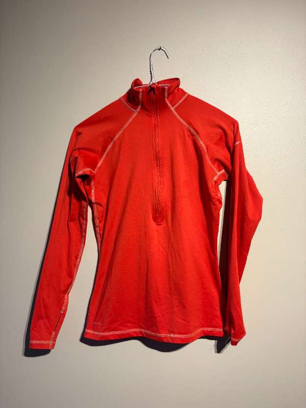 Nike pro langerma flís peysa halfrennd