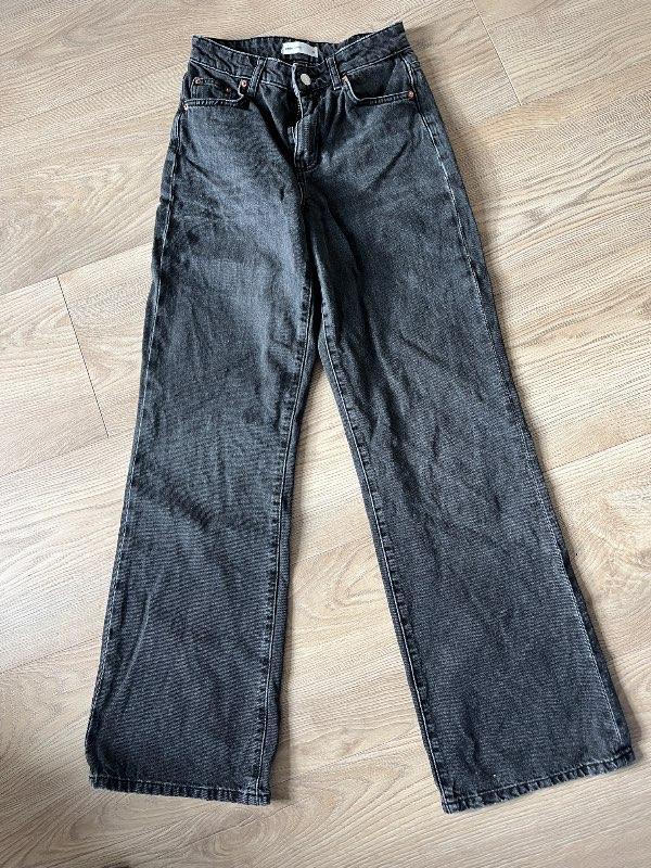 Perfect Jeans svartar gallabuxur