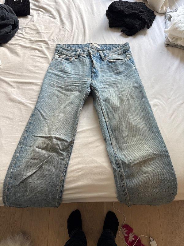 Perfect jeans Gina bláar