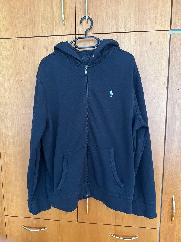Ralph Lauren rennd hettupeysa
