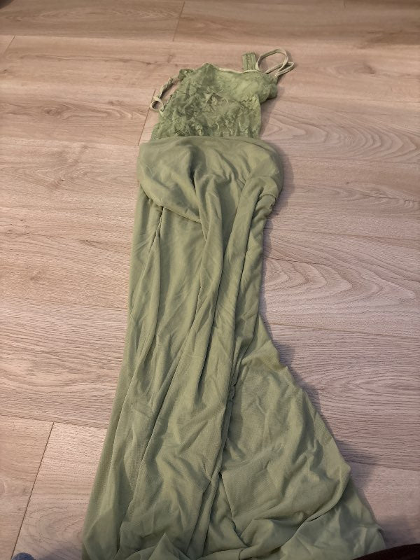 Sægrænn kjóll