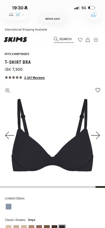 Skims T-shirt bra