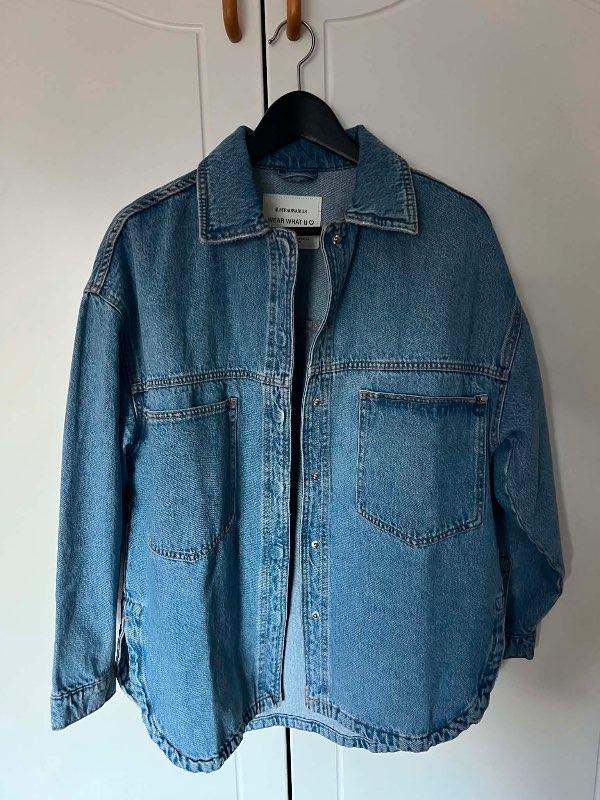 Stradivarius overshirt gallaskyrta