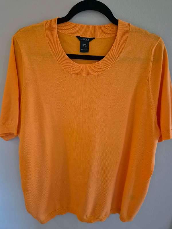 Stuttermabolur Lindex orange GB