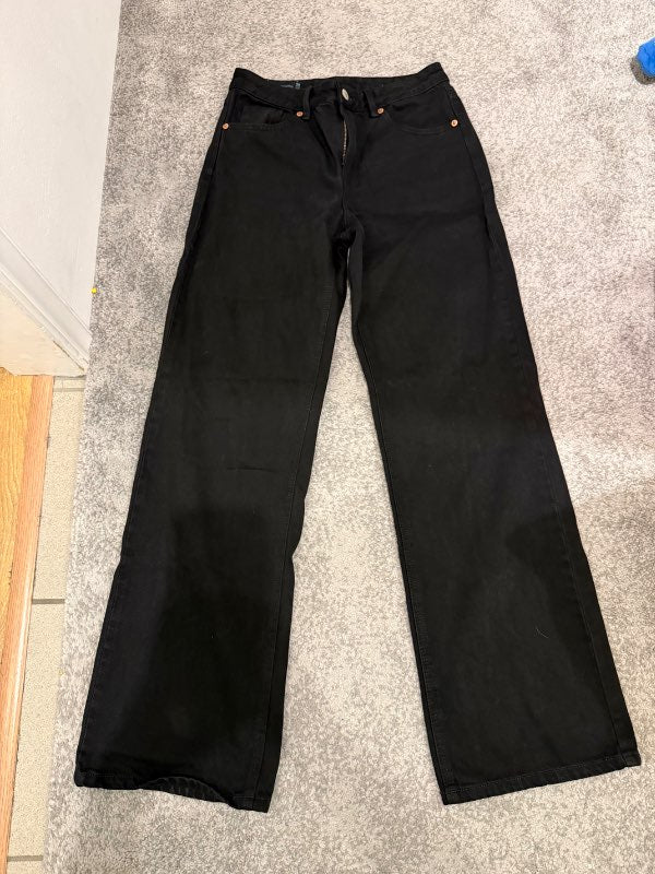 Svartar beinar buxur stradivarius D92