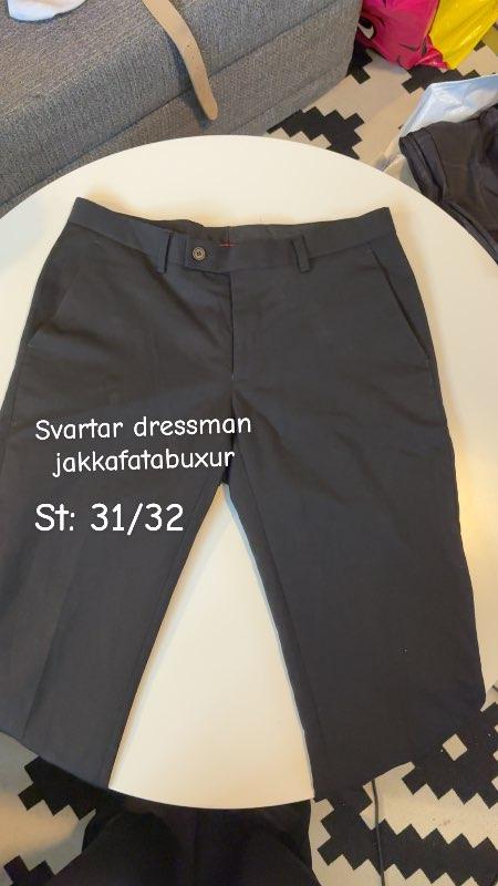 Svartar dressman jakkafata