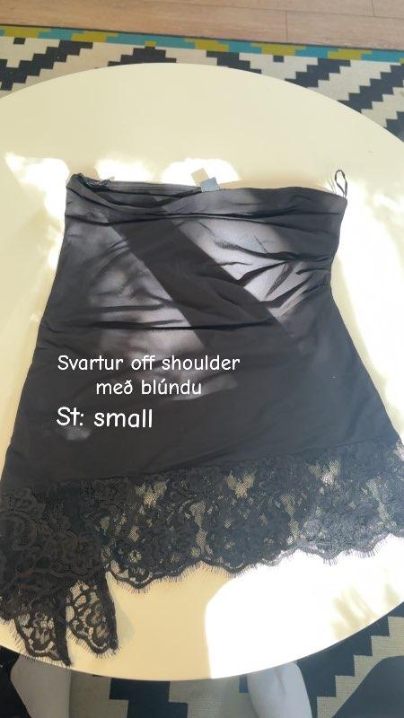 Svartur með blúndu