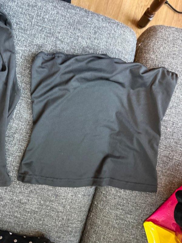 Svartur tube top