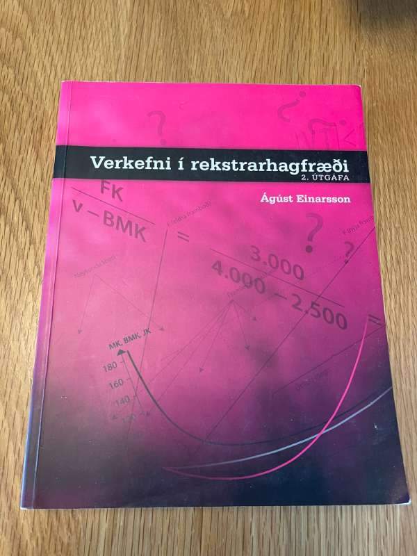 Verkefni í rekstrarhagfræði