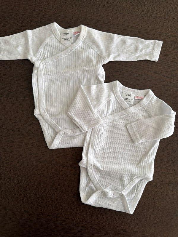 Zara langerma samfellur 2 stk
