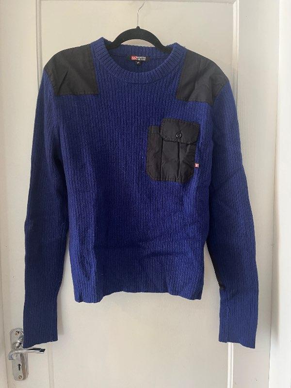 66° North blá ull peya / blue wool sweater