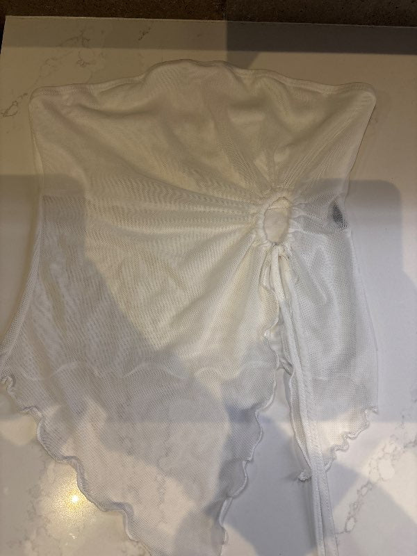 hvítur tank top