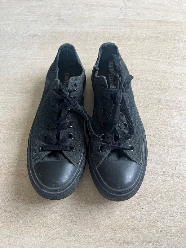Converse skór svartir/svartir